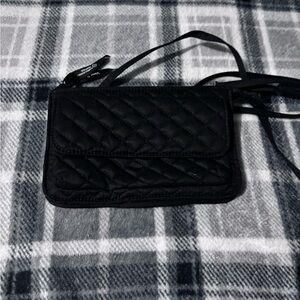 Vera Bradley Black Quilted Crossbody Bag